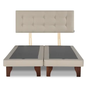 BASE DE CAMA 2 PLZ BOX CON RESPALDO BERNA